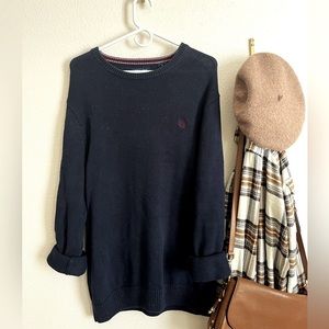 Navy Blue Crewneck Sweater